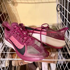 Nike Pink, Burgundy, and Black lite athletic shoes, size 11